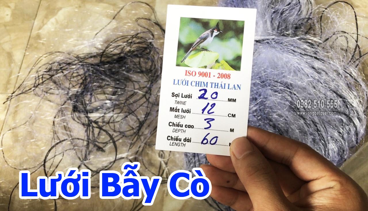 Lưỡi bẫy Cò - Quốc - Vạc Lưới Thái Lan