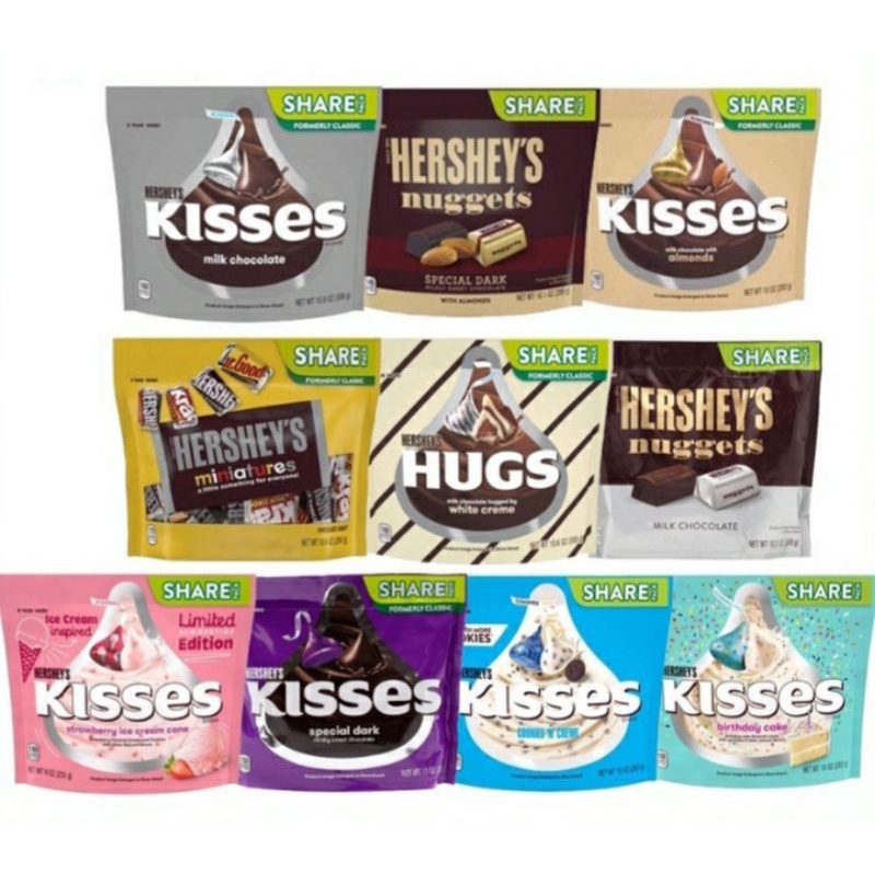 Date 8/25  Socola Hershey’s Kisses Special Dark 283g share pack