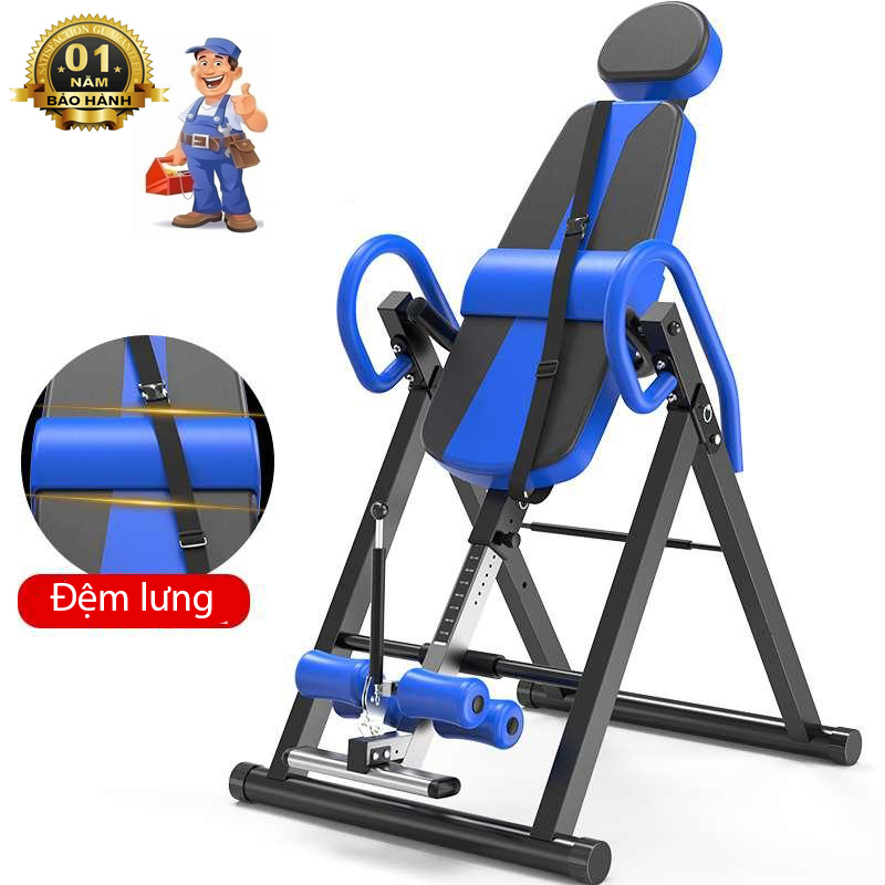 Ghế tập dốc ngược, hỗ trợ điều trị đau thắt lưng bằng trọng lực tự thân - ghế điều trị đau thắt lưng dốc ngược
