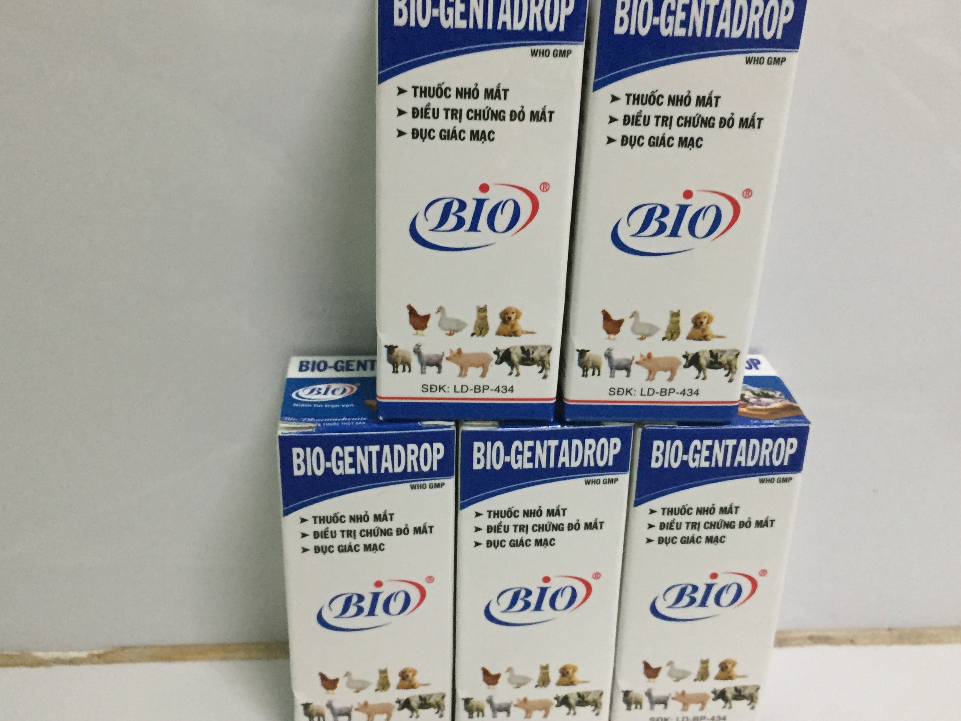 Combo 2 chai x 10ml BIO-GENTADROP. NHỎ MẮT CHÓ - MÈO