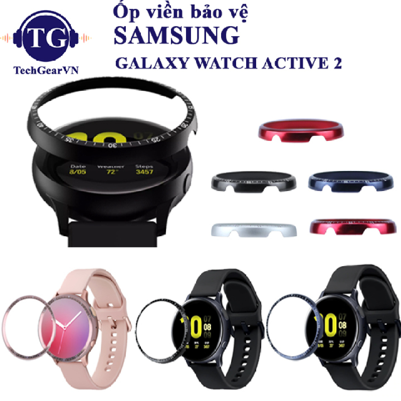 Khung Viền Bezel bảo vệ đồng hồ Samsung Galaxy Watch Active 2