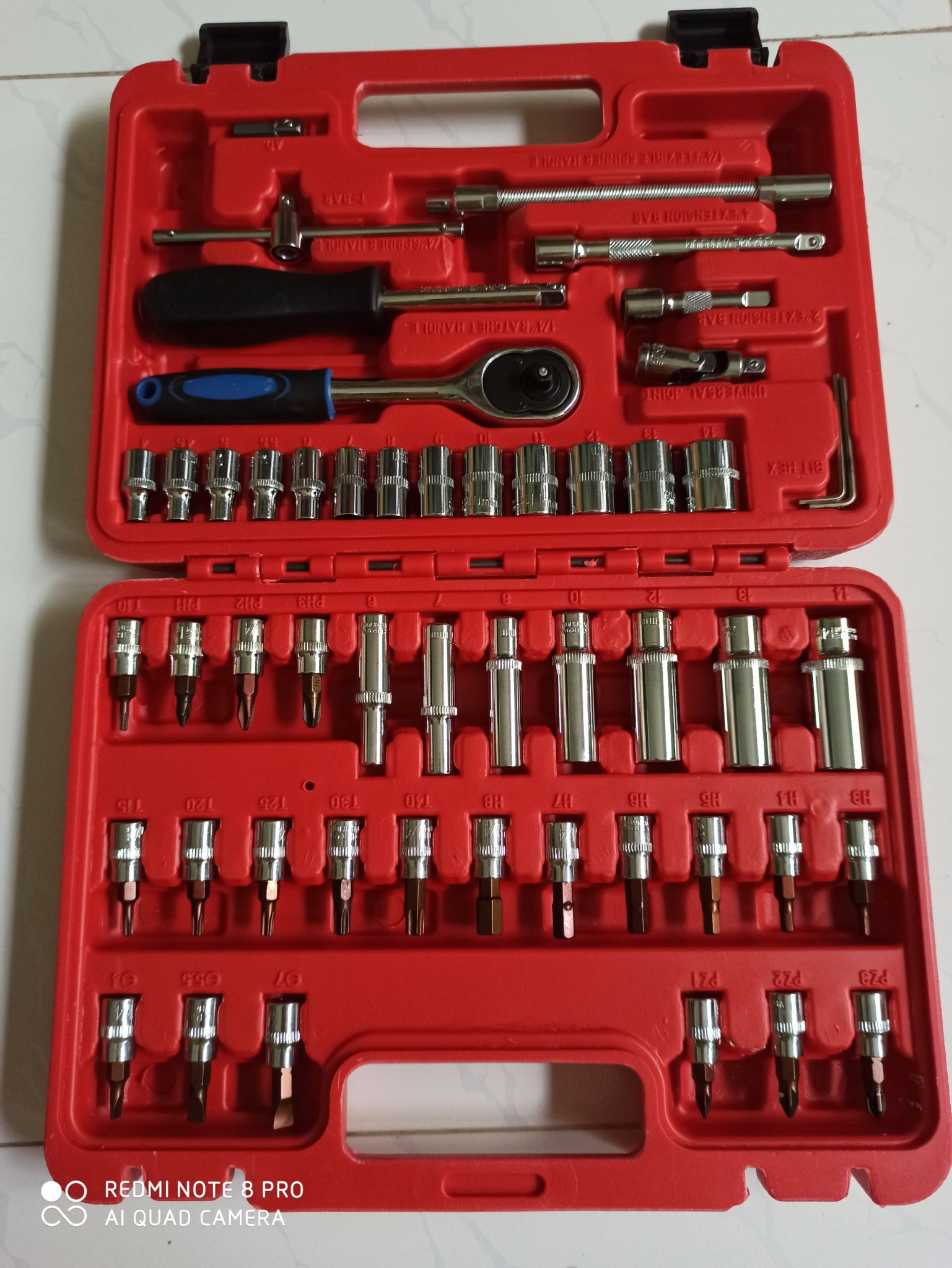 [HCM]Bộ khẩu sửa chữa 1/4 - 53 chi tiết