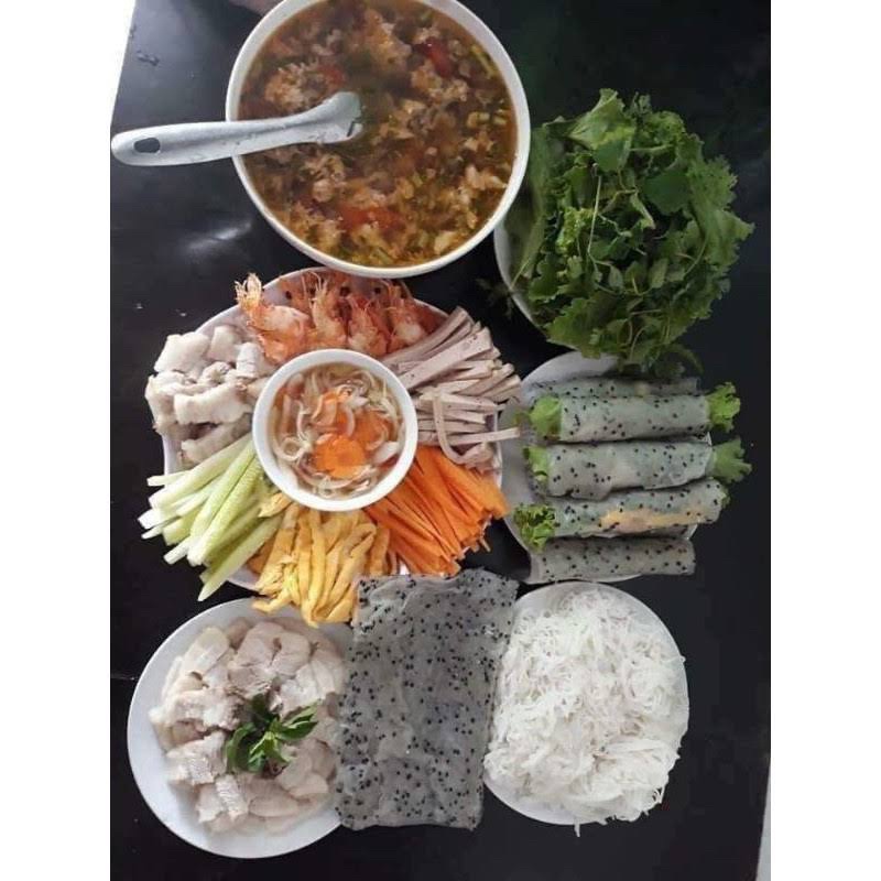 Bánh tráng nhúng mè đen đặc sản Phan Rang (Gói 1kg)