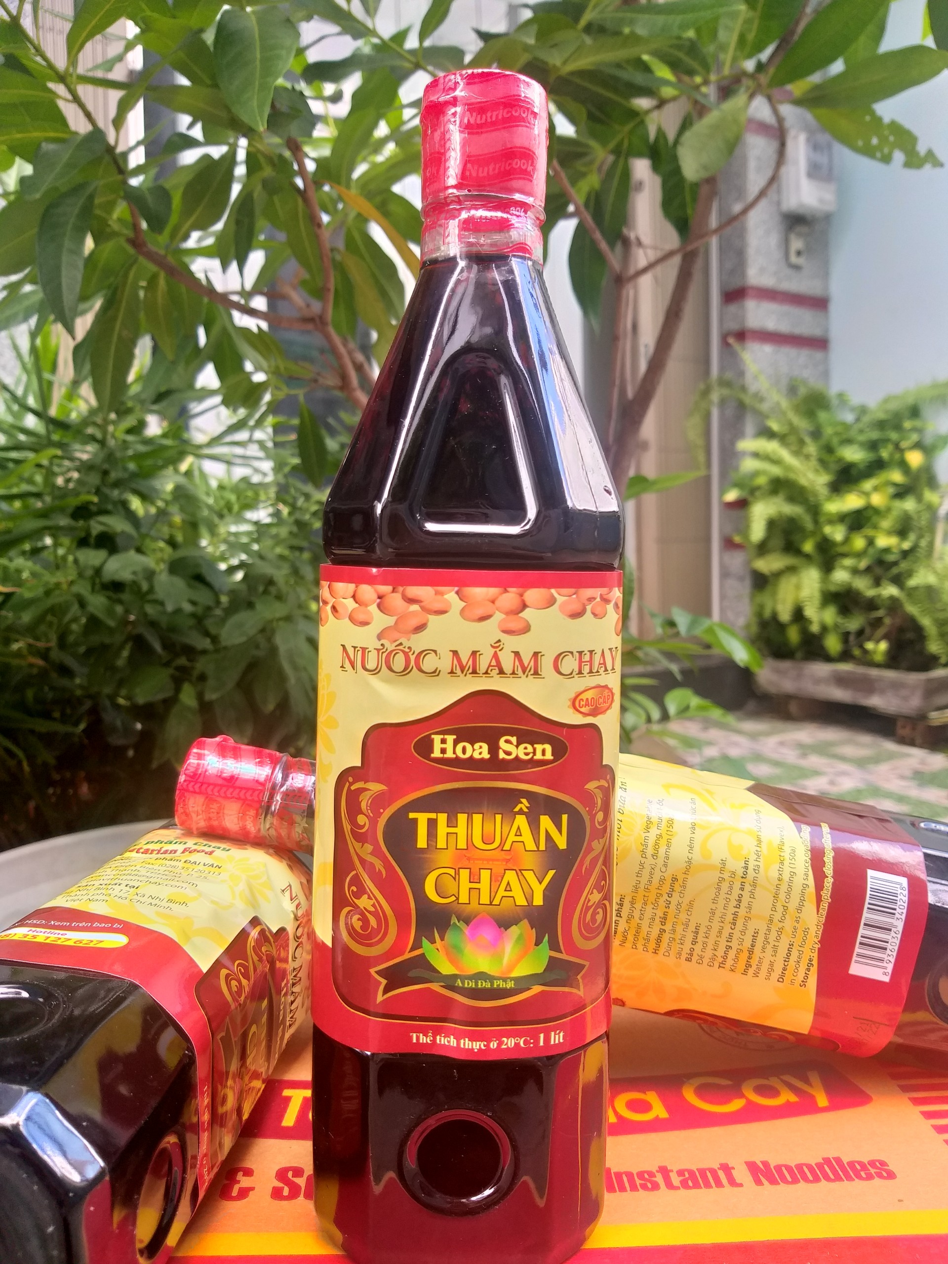 [HCM]NƯỚC MẮM THUẦN CHAY HOA SEN - NUTRICOOK 500ml