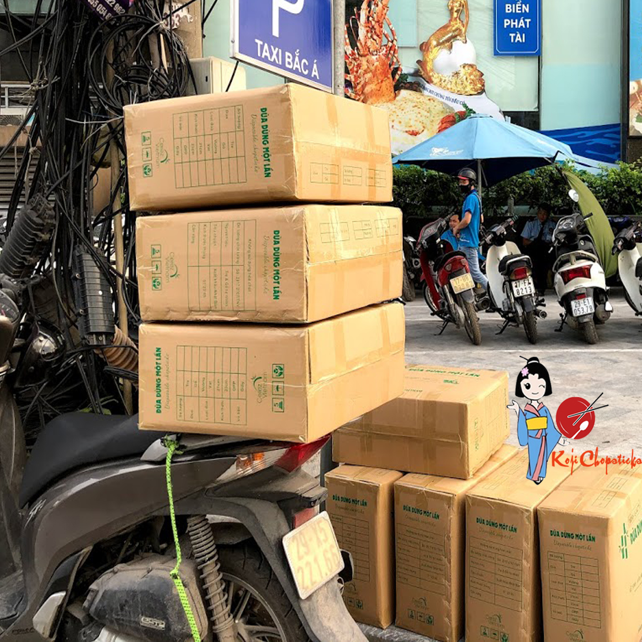 Đũa tre dùng một lần xuất Nhật ( 200 đôi )