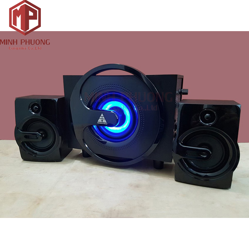 Loa Máy Tính Golden Field H302U 2.1CH (Đen, USB, Bluetooth, FM)