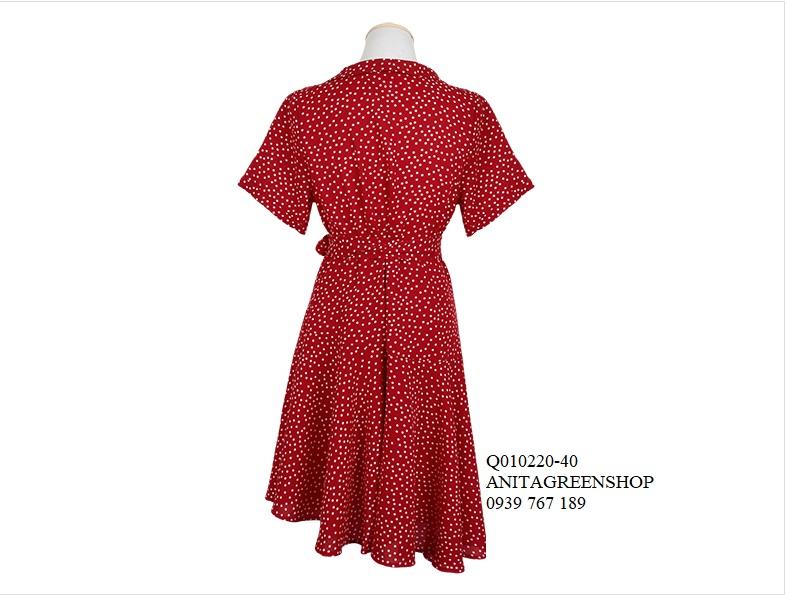 Q010220 ĐẦM XÒE CHẤM BI ĐẮP CHÉO