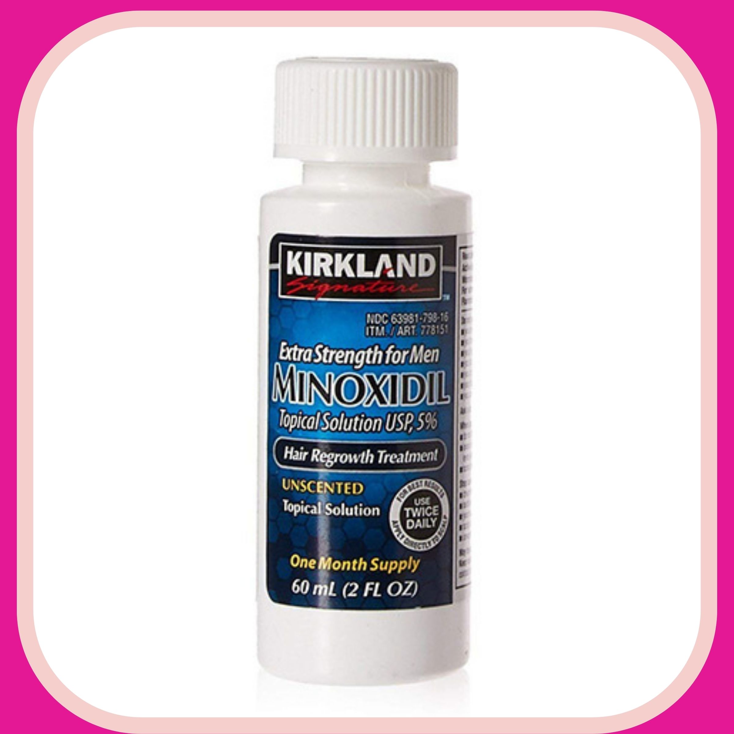 Minoxidil 5% Dạng Lỏng Mọc Râu Tóc Kirkland Mỹ bán sỉ