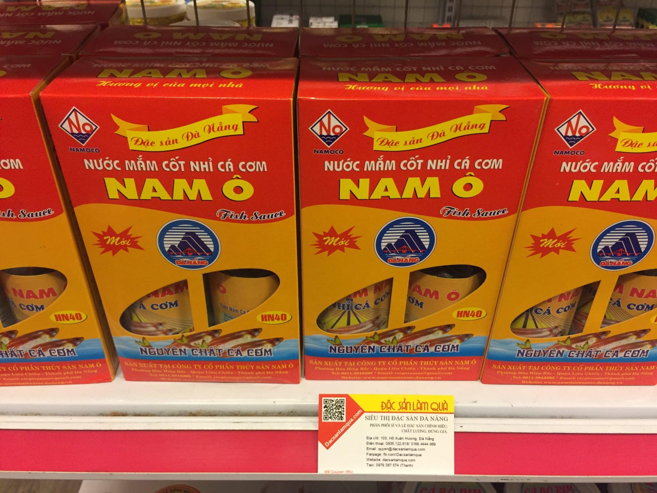 Combo 02 chai Nước mắm nhỉ cá cơm Nam Ô Đà Nẵng