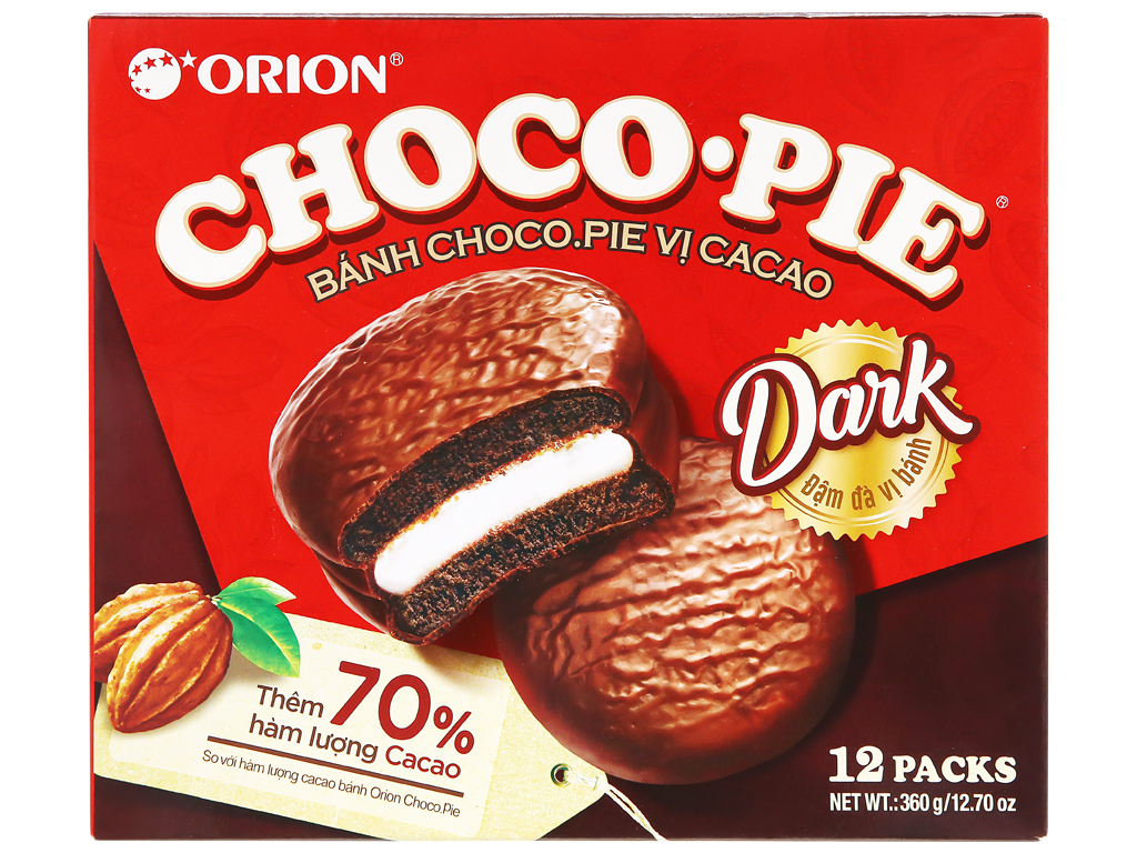 Bánh vị Choco-pie hộp 360g (12 cái)