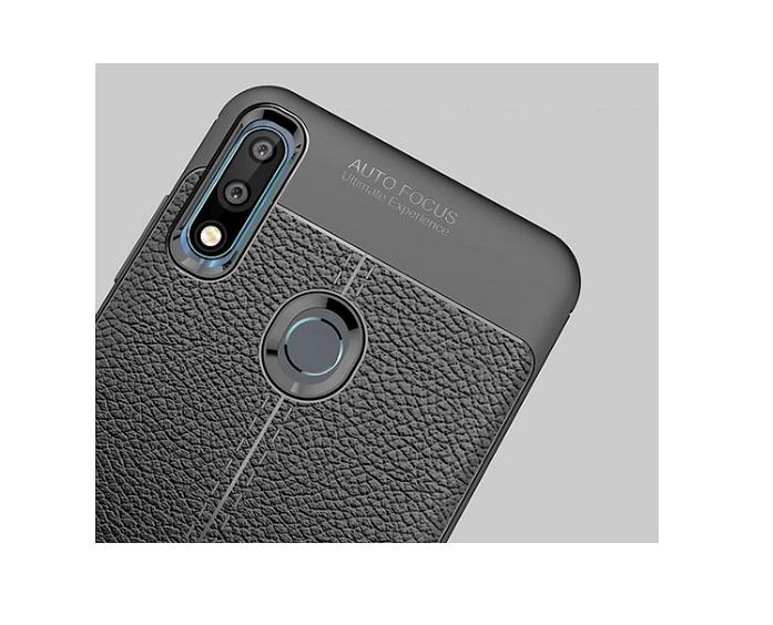 Ốp lung silicon dẻo vân da cho Realme 3 pro