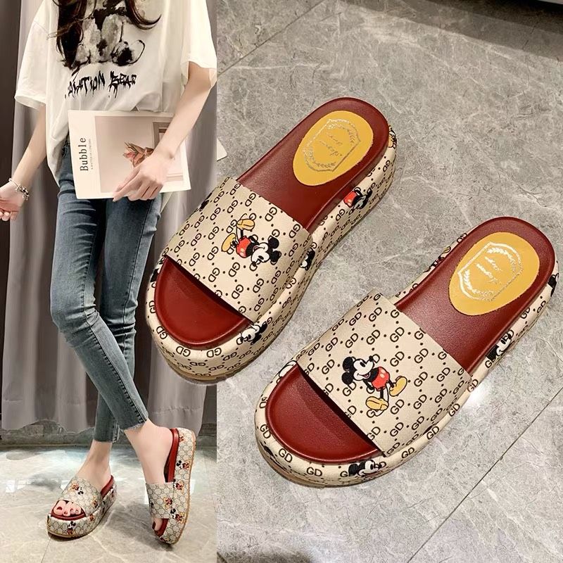 dép bánh mỳ mickey hàng quãng châu