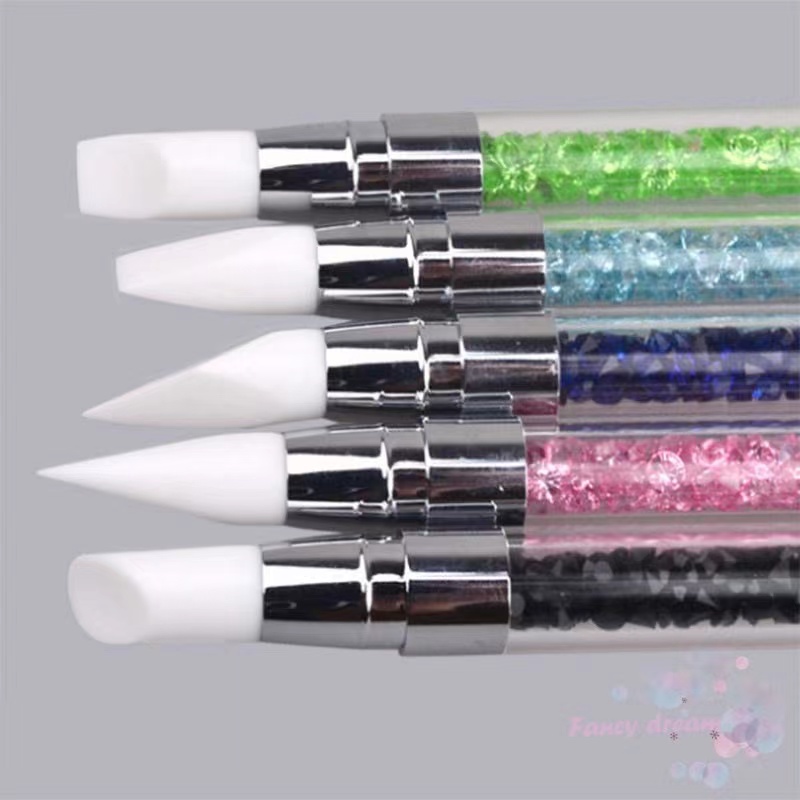 Bộ cọ silicon 2 đầu làm móng NAIL