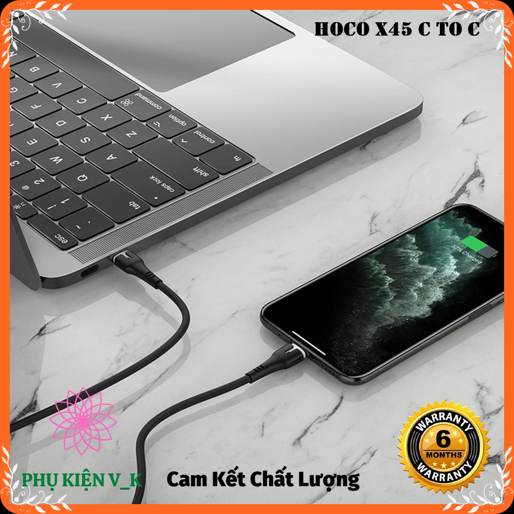 (Giá Hủy Diệt) Cáp Sạc Nhanh Type C to Type C 60W- Hàng Chính Hãng