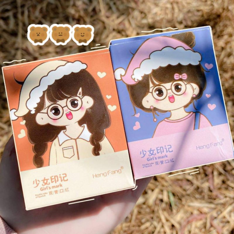 SON THỎI SET 02 SON TAIPHONE CUTE HENGFANG