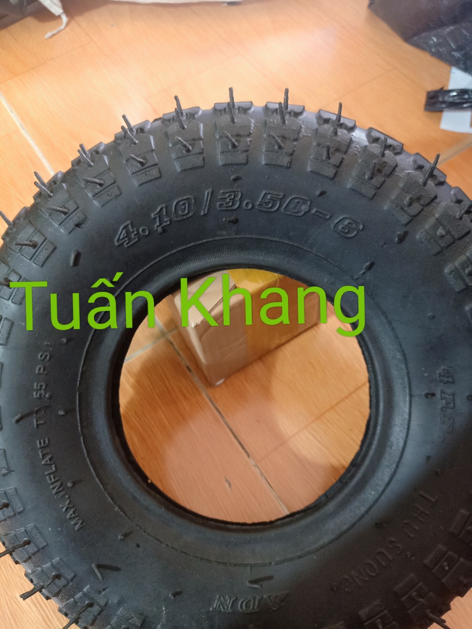 vỏ xe rùa , xe đẩy ký hiệu 4.10/350-6