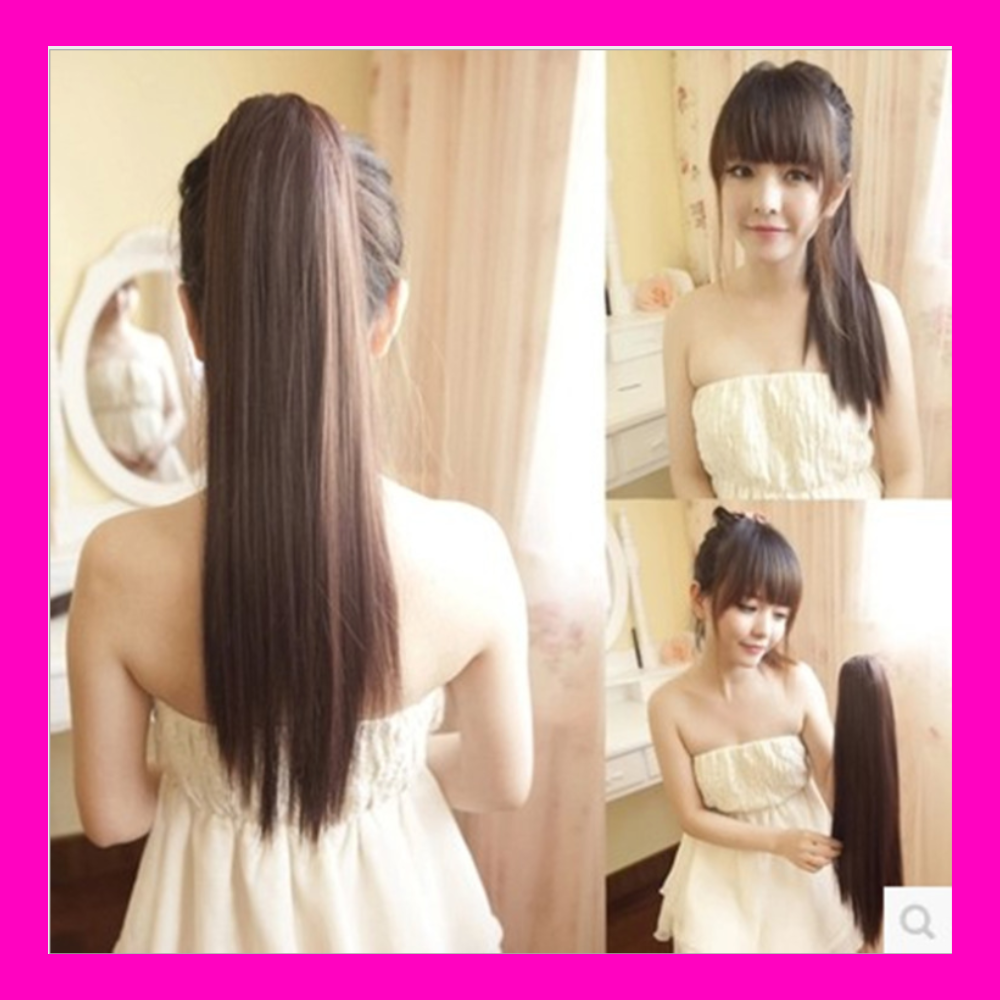 [HCM]Tóc giả nữ cột đuôi gà Hàn Quốc cao cấp ( dài 40cm )