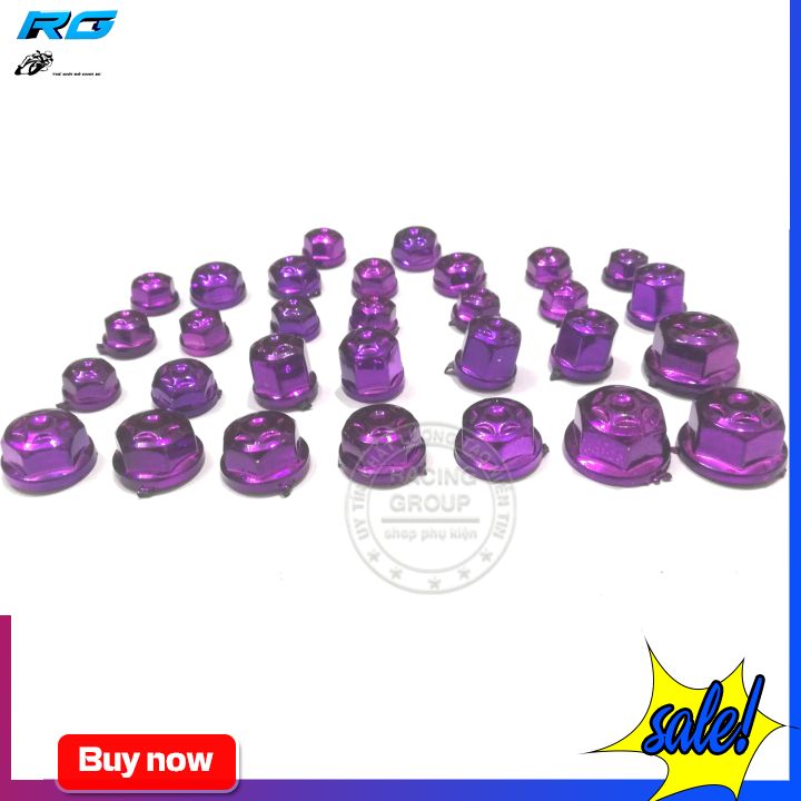 [HCM]Chụp ốc cho xe máy ( nhiều màu )