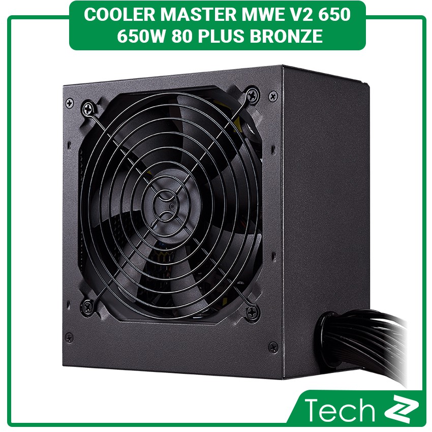 [FREESHIP MAX] Nguồn máy tính Cooler Master MWE V2 230V 650 650W Plus Bronze (80 Plus Bronze/Màu Đen)