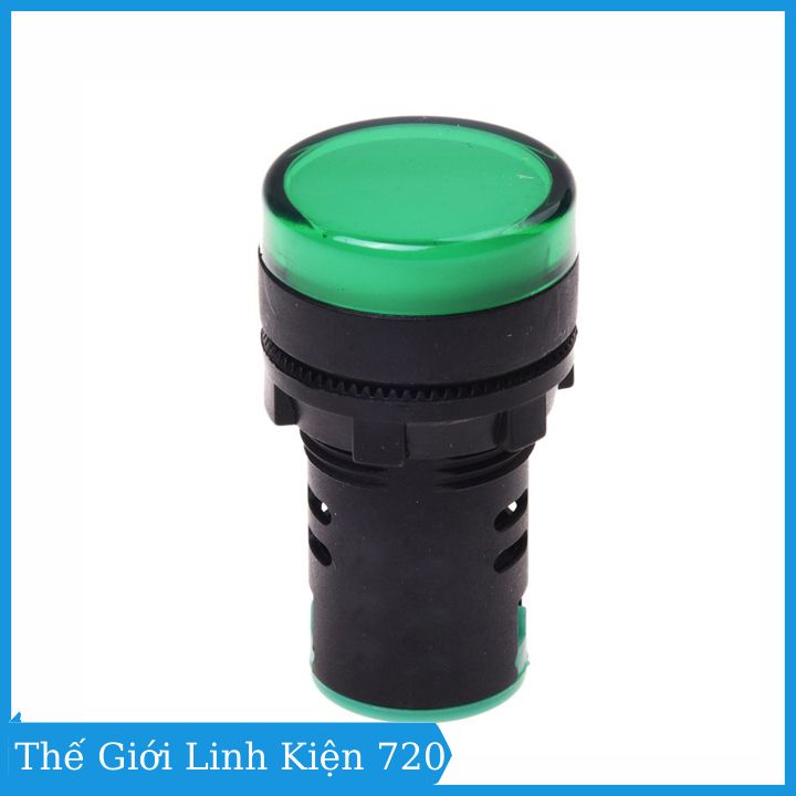 Đèn Báo Nguồn 220VAC 16mm màu đỏ/vàng/xanh