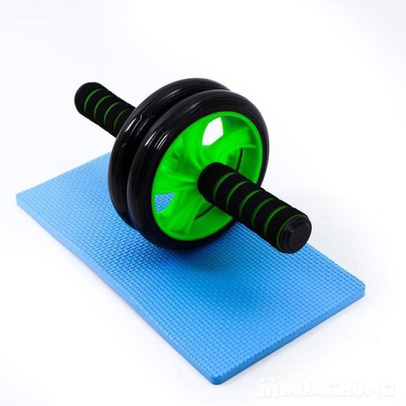 Con Lăn Tập cơ Bụng Đa Năng 2 Bánh Kèm Thảm Tập BX02