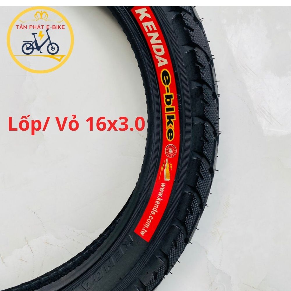 Vỏ/ Lốp Xe Đạp Điện KenDa 16x3.0