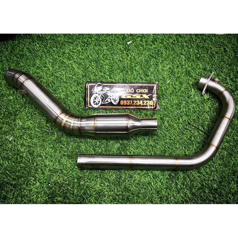 Gsx150 cổ pô chuẩn in304 bầu xịn - cổ pô gsx150 - bandit150