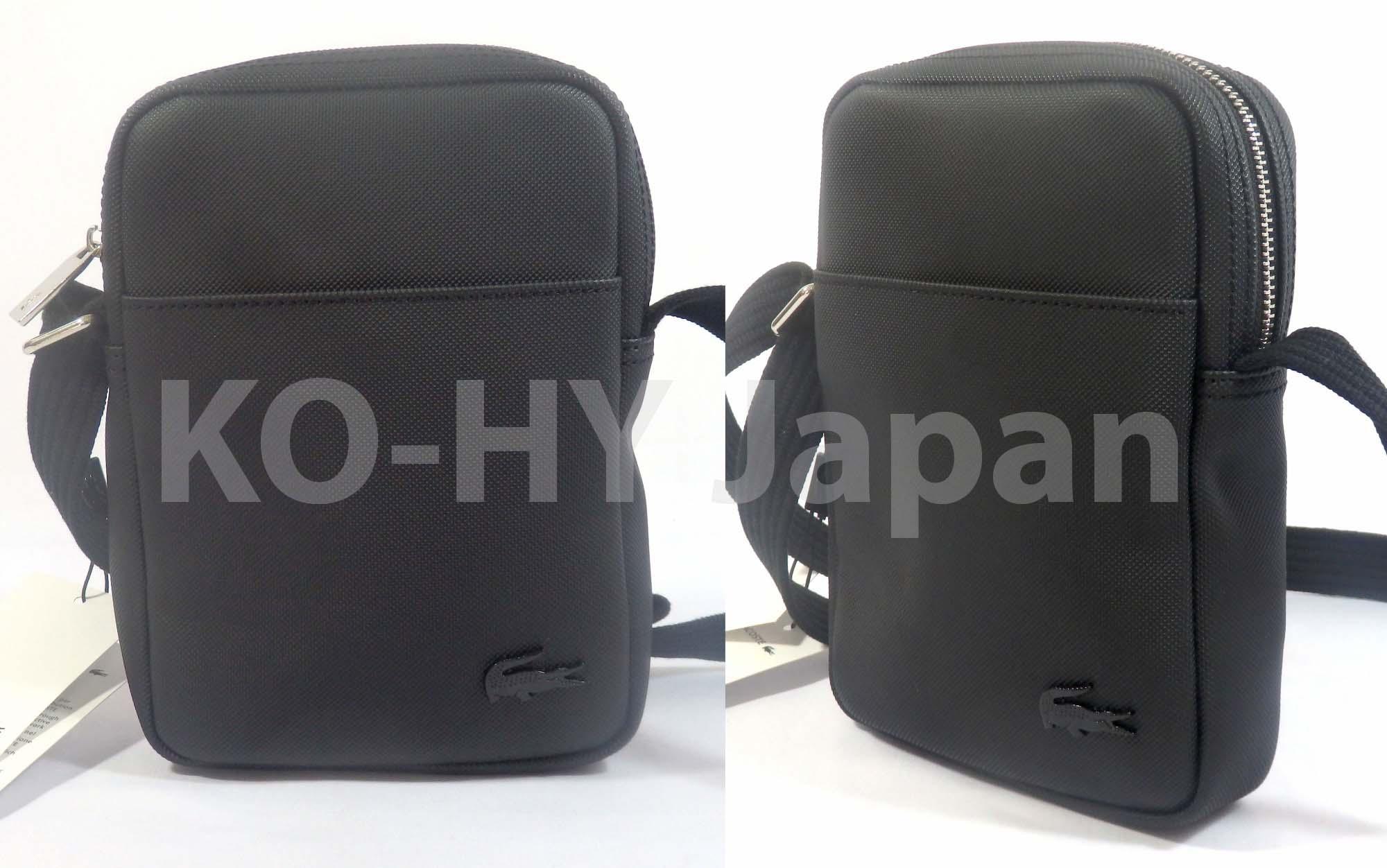 Túi thời trang nam đeo chéo LACOSTE Pochette-black