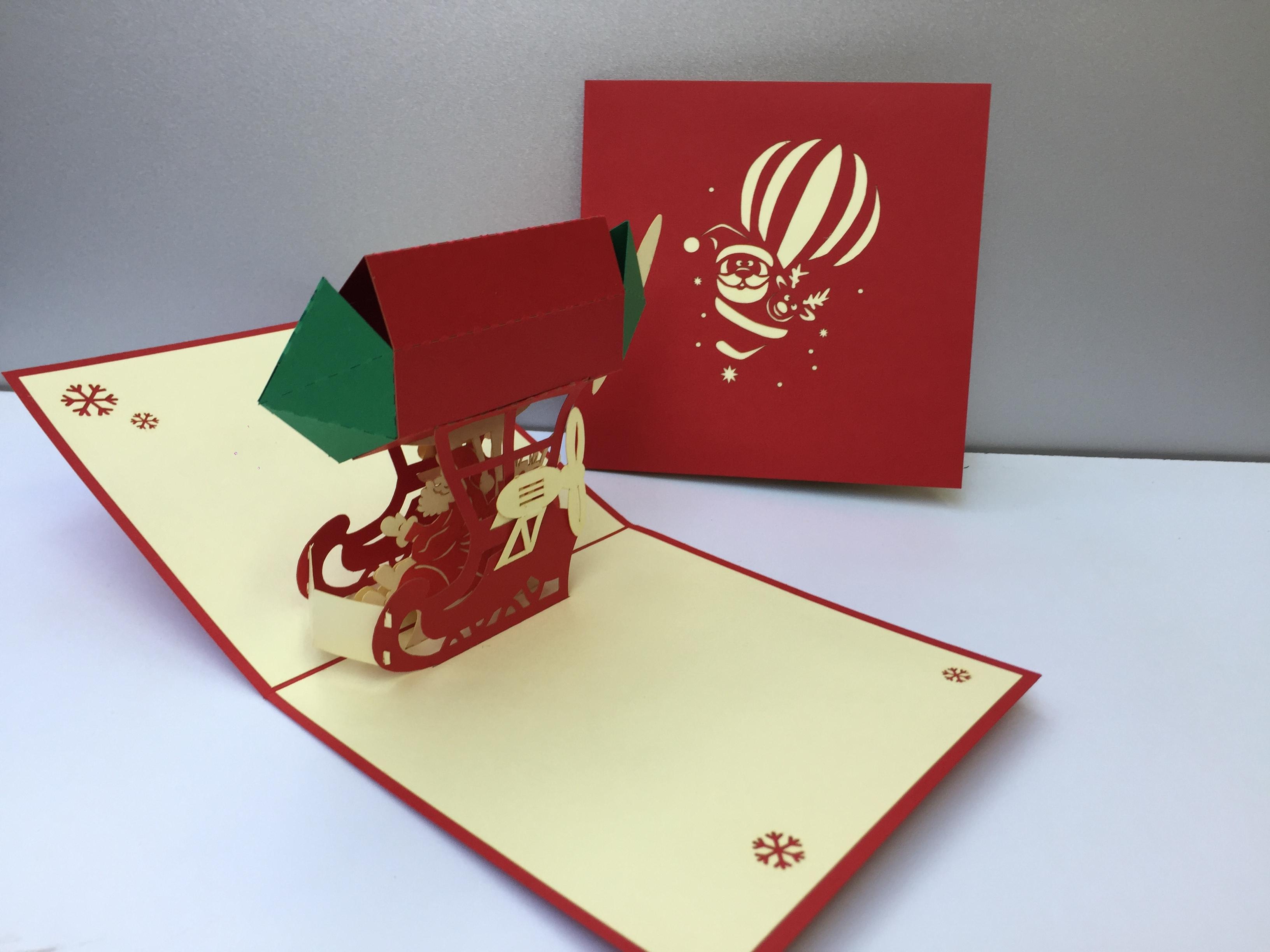 Santa 10 - Noel - 3D Card