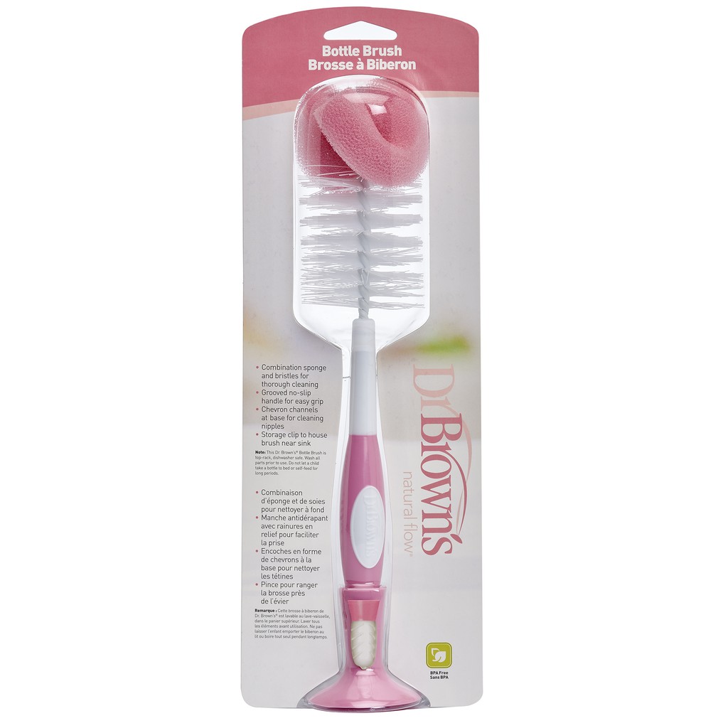 Cọ bình sữa Dr.Brown's siêu mền nhiều màu