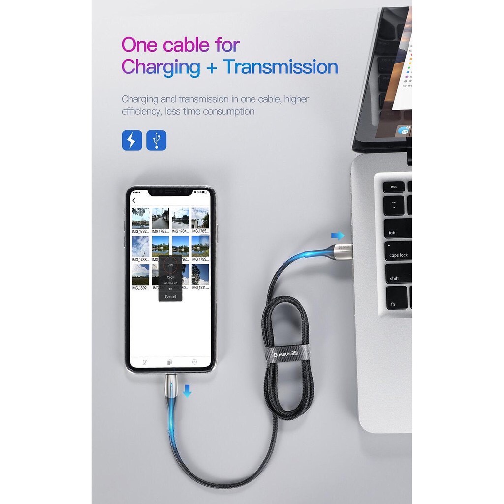 [ CHÍNH HÃNG ] CÁP BASEUS SẠC NHANH SAMSUNG - OPPO - XIAOMI CHÂN MICRO - BH 12 THÁNG