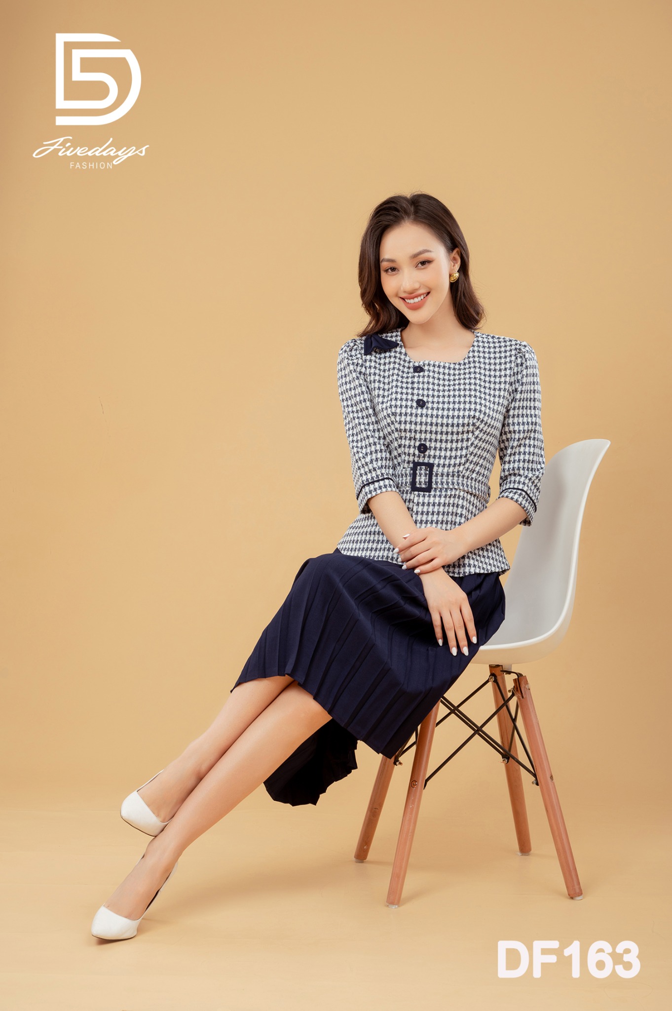 Set váy dập ly FIVEDAYS