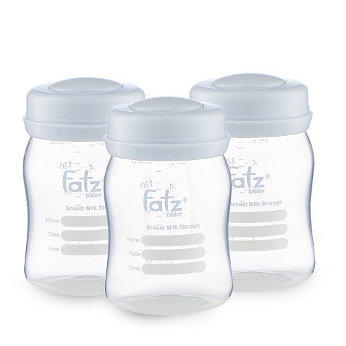 Bộ 3 Bình Trữ Sữa Mẹ FATZBABY 150ml FB0120N - Giao màu ngẫu nhiên