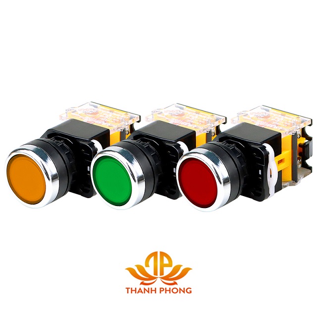 Nút Nhấn Nhả - Nút Nhấn Tự Giữ Không Đèn Phi 22 LA-38