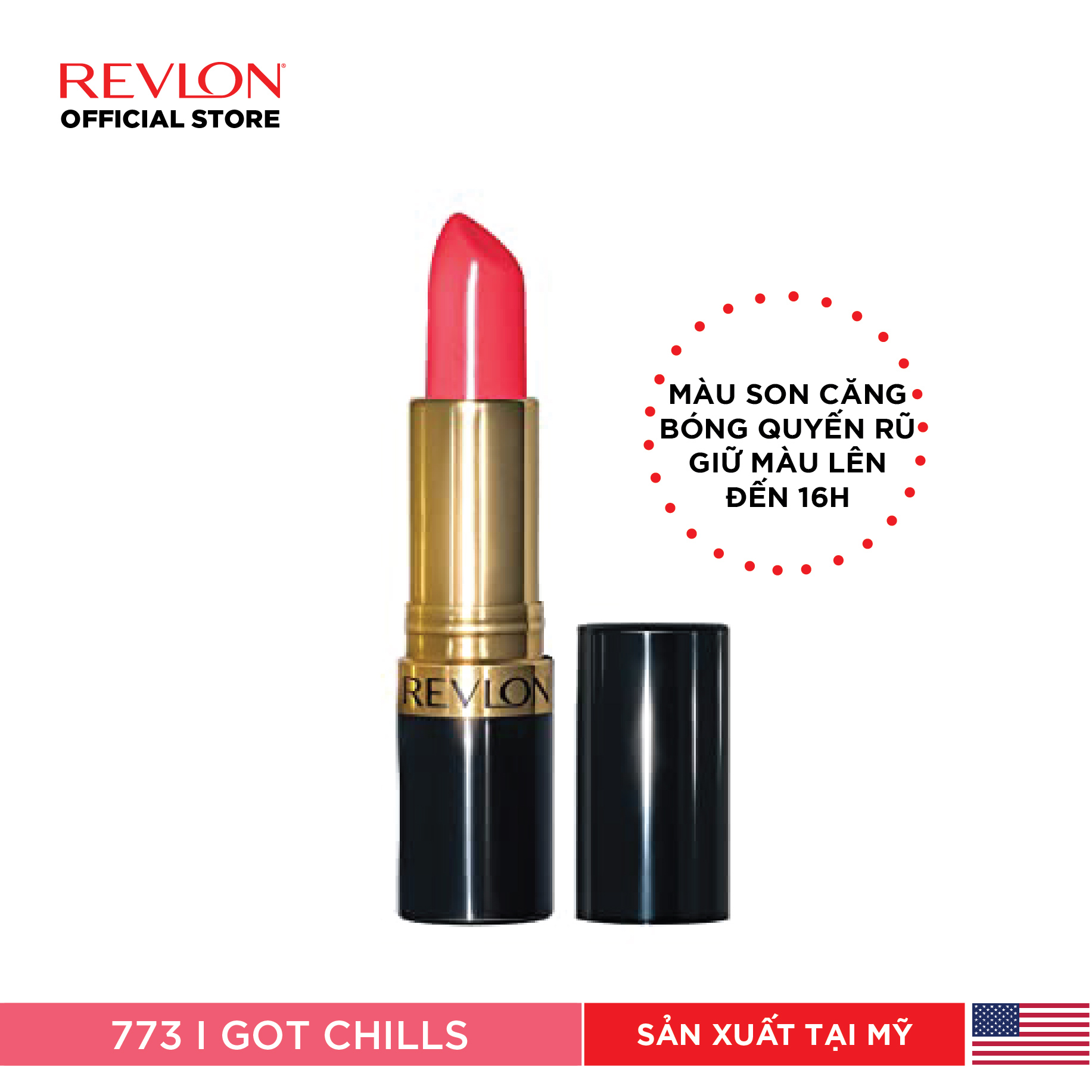 Son màu dưỡng môi Revlon Super Lustrous Lipstick 4.2g