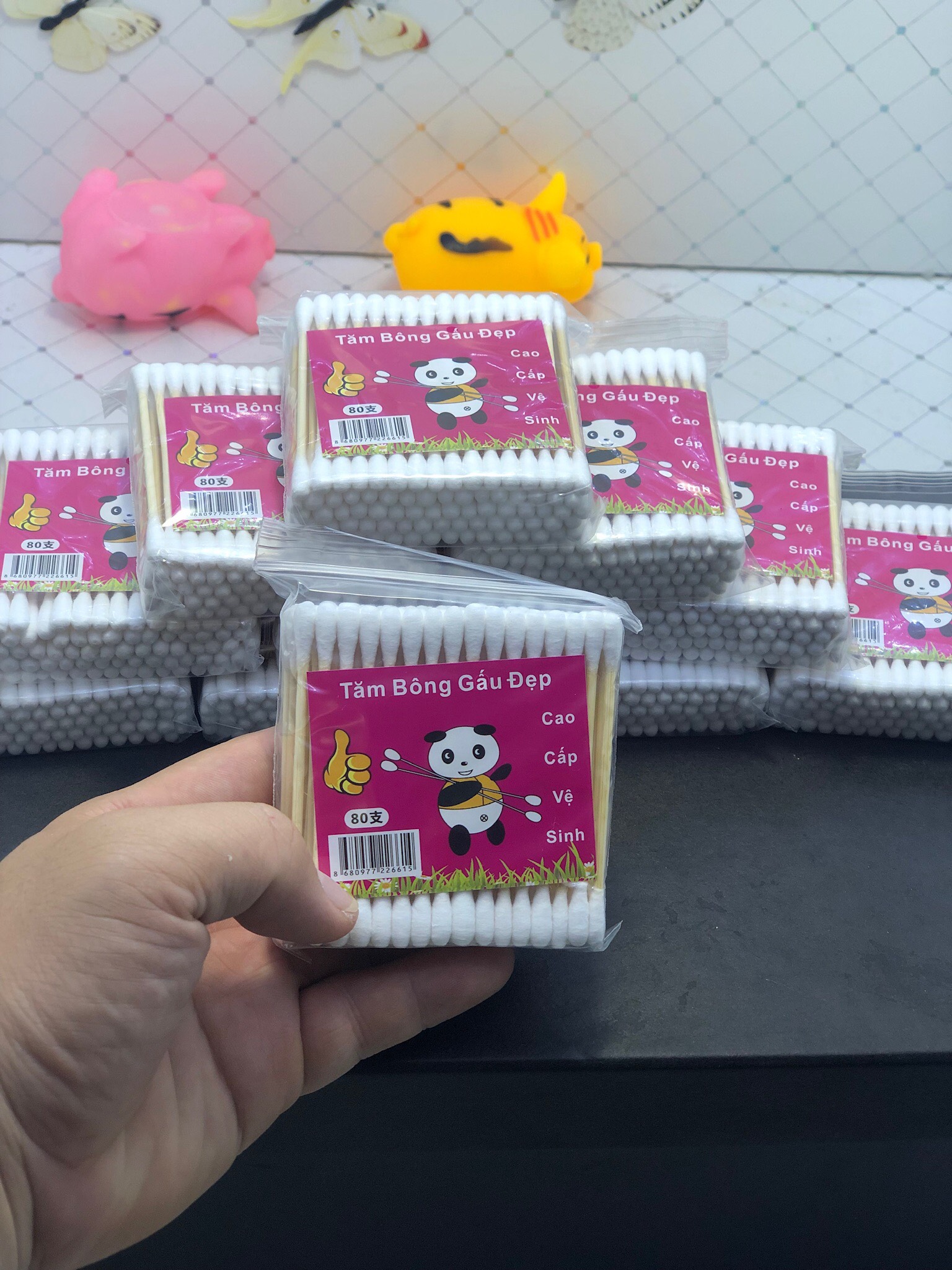 Tăm bông tiệt trùng cán gỗ