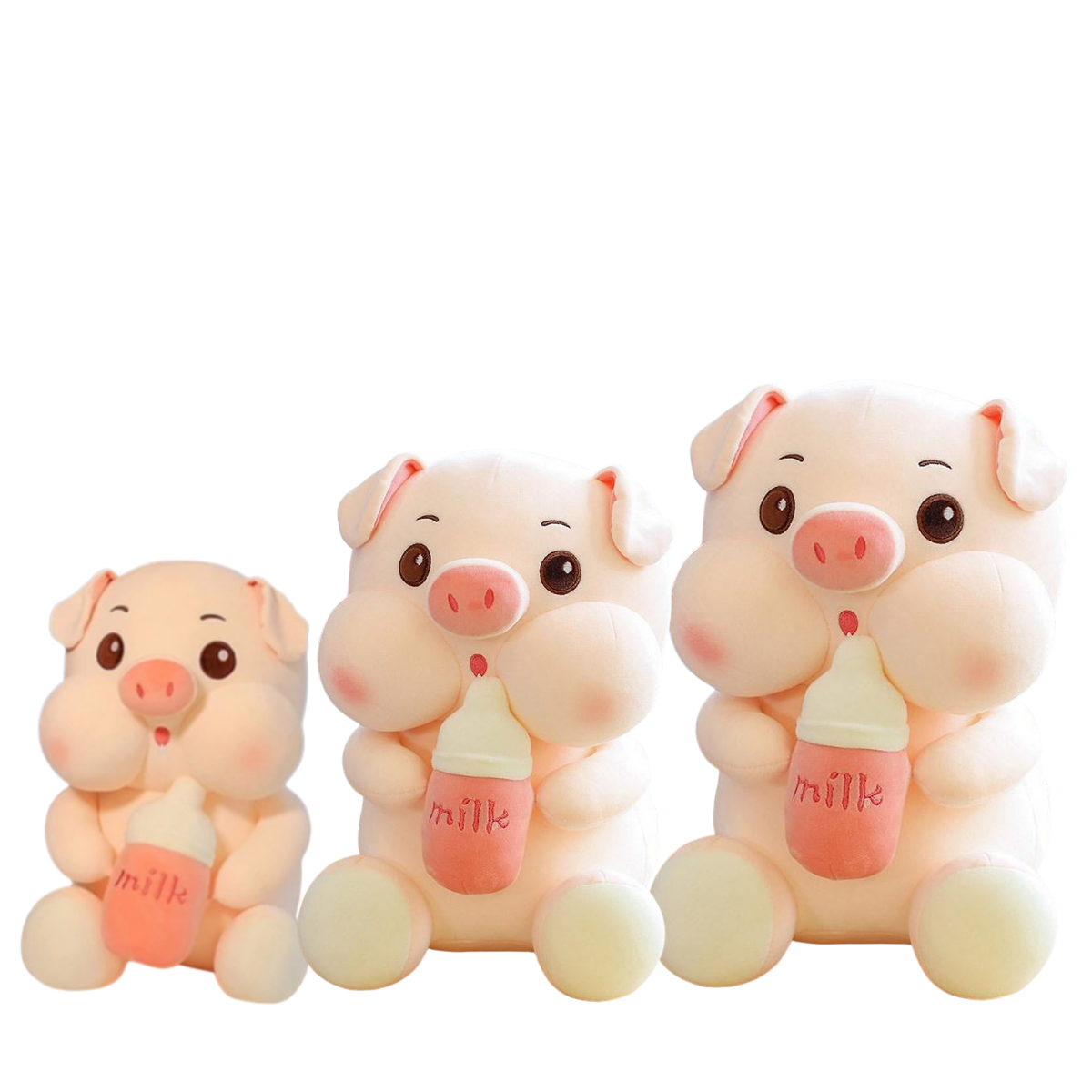 [FREESHIP+QUÀ] Gấu bông Heo Ôm bình sữa cute khổng lồ