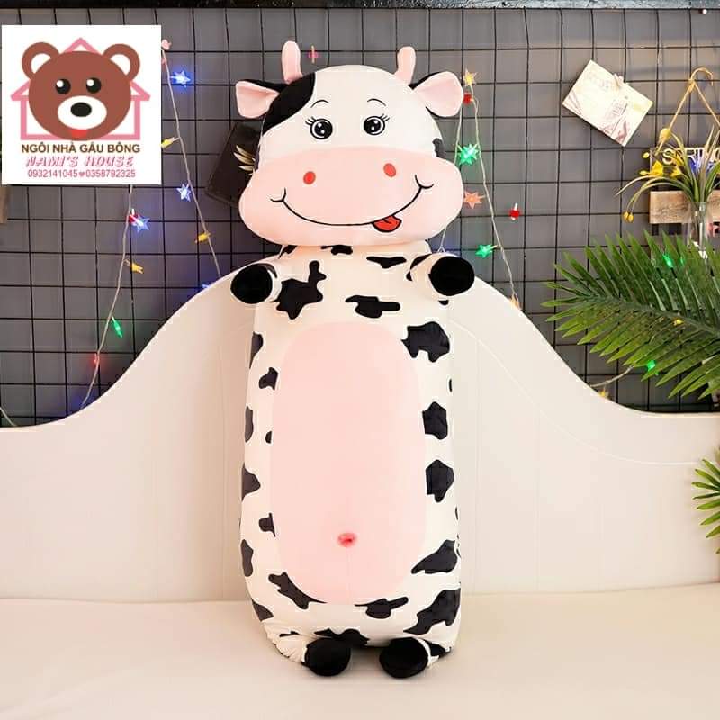[HCM]GẤU BÔNG BÒ SỮA SIZE LỚN NHẤT 1M1