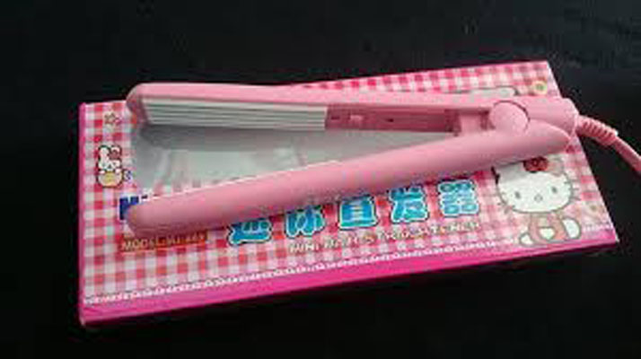 MÁY KẸP BẤM TÓC XÙ MINI KITTY ( HỒNG)  - Giá bán xã kho