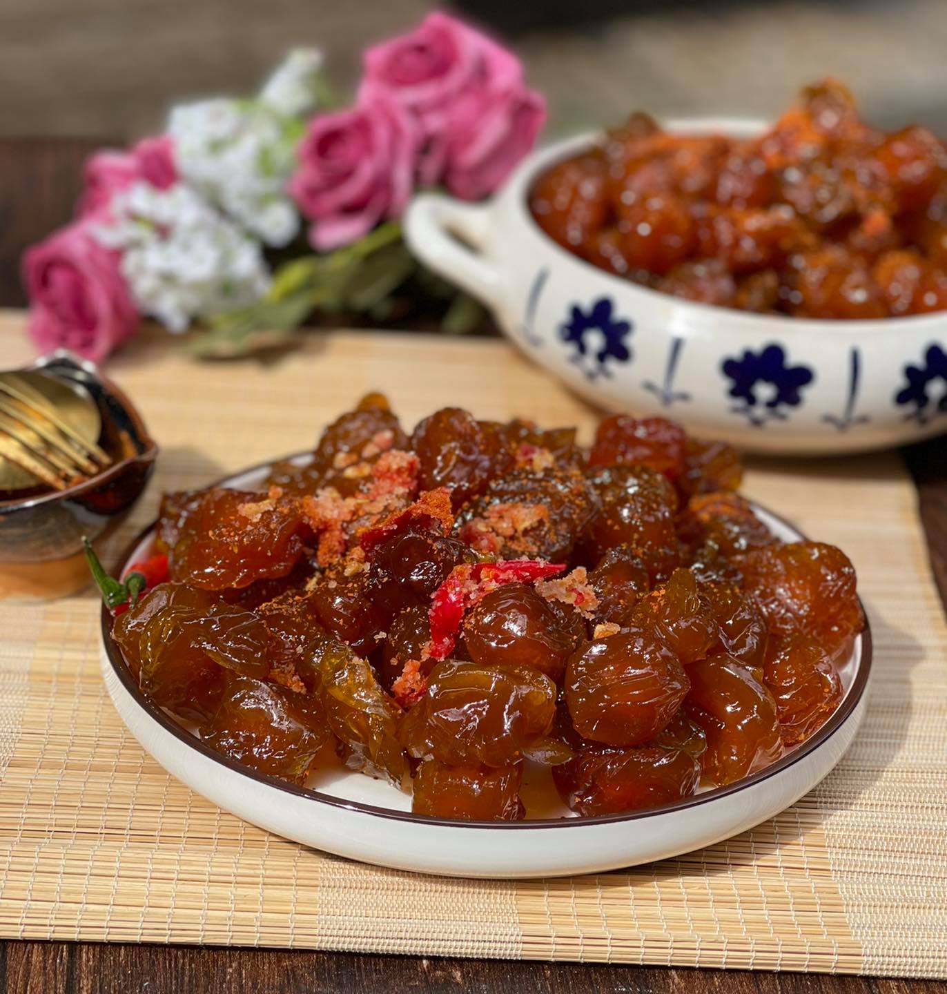 1 Kg Mứt Mận Rim Xốc Muối Ớt Thơm Ngon - Đồ Ăn Vặt-tết-bánh mứt tết-tết 2022