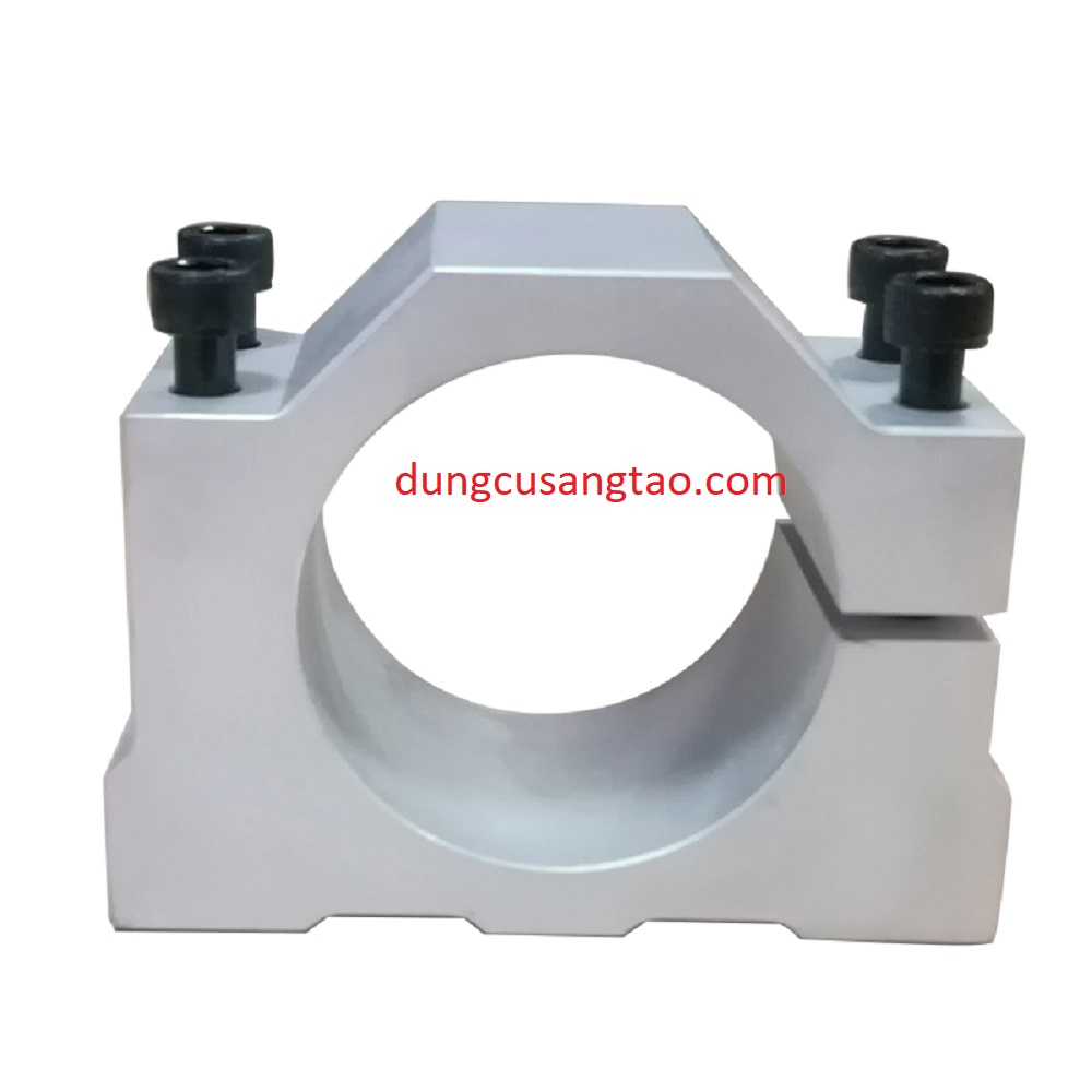 Bát giữ motor cnc 300w 400w 500w / bát cnc 52mm / gá spindle 52mm