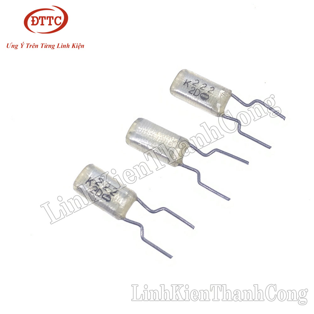 Tụ NISSEL 2.2nF 222J 100V 5mm