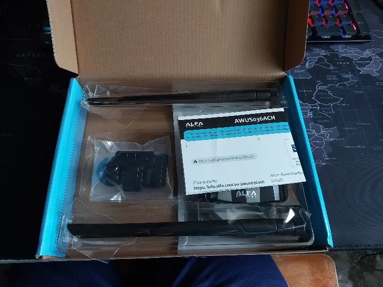ALFA AWUS036AC RT8812AU BT5 Kali Linux MAC Win10 Thu wifi