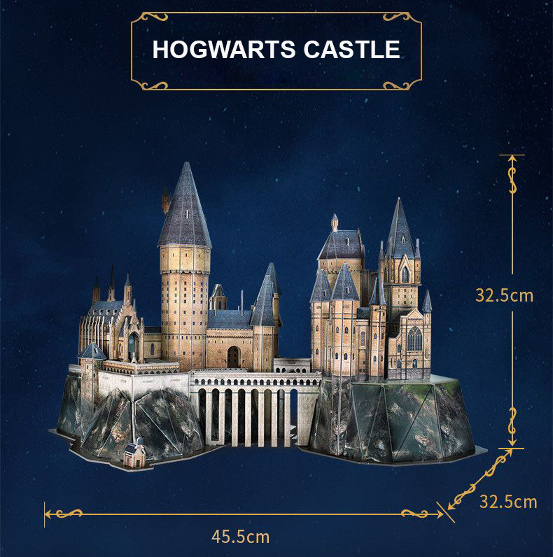 Mô Hình Giấy 3D CubicFun - Harry Potter Hogwarts Castle DS1013h