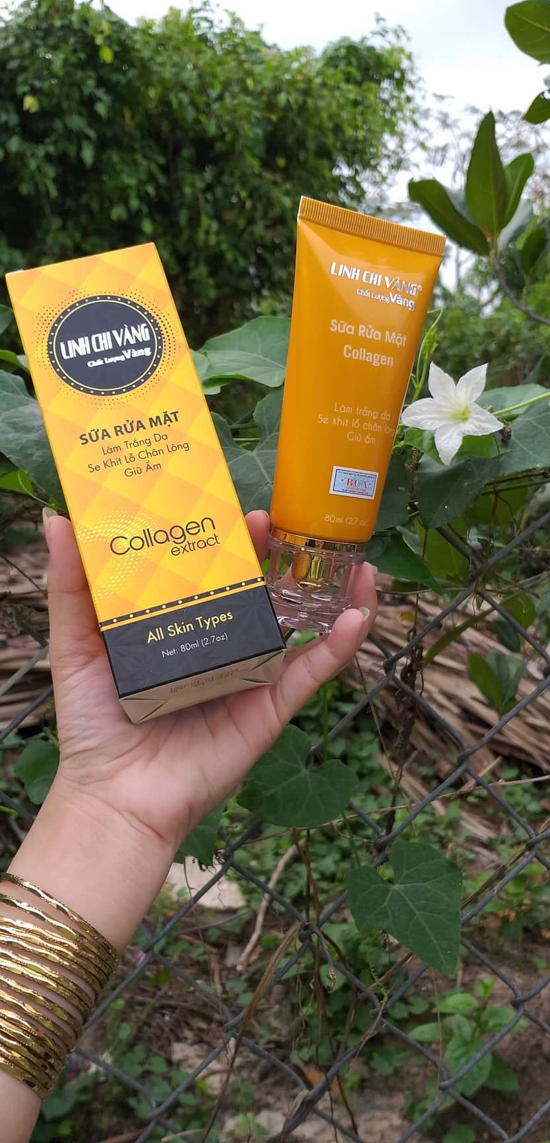 [HCM]SỮA RỬA MẶT LINH CHI VÀNG