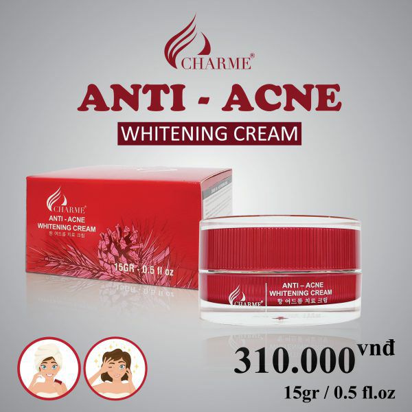 Kem face thông đỏ charm - serum thông đỏ