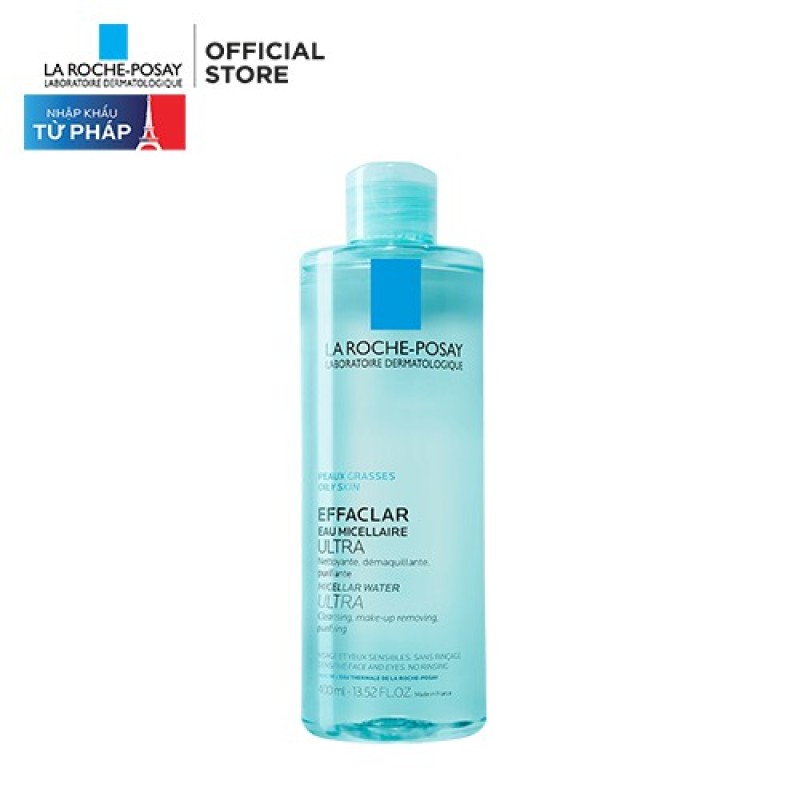 Nước tẩy trang La Roche Posay Effaclar Micellar Water Ultra 400ml - dành cho da dầu, nhạy cảm - Bon91 Store cao cấp