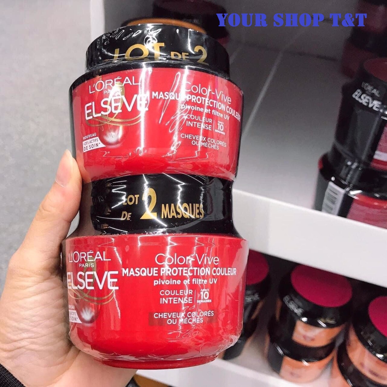 [Hàng Pháp] Kem ủ tóc cao cấp siêu thích, siêu mượt, siêu mềm, siêu thơm LOreal Elseve 310ml
