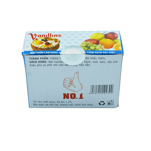 Hộp 100 ống BỘT VANI - Vianco