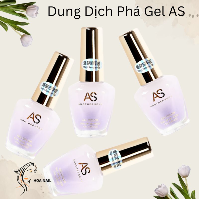 Phá gel as giúp phá gel nhanh chóng hiệu quả chỉ trong 2-3 phút không cần ủ